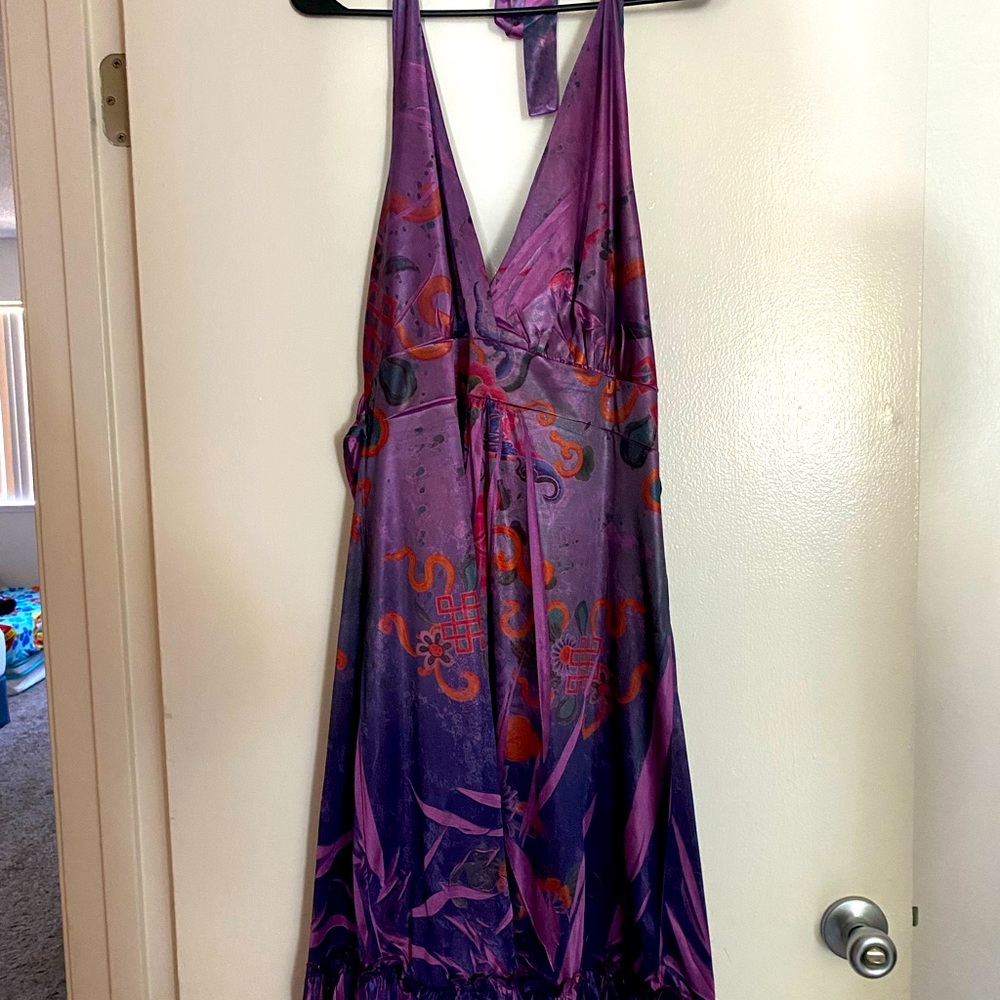 Torrid Purple Halter Dress 👗